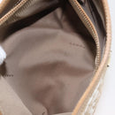 FENDI Zucca Canvas Shoulder Bag Straw Beige Gold Auth 142297-24