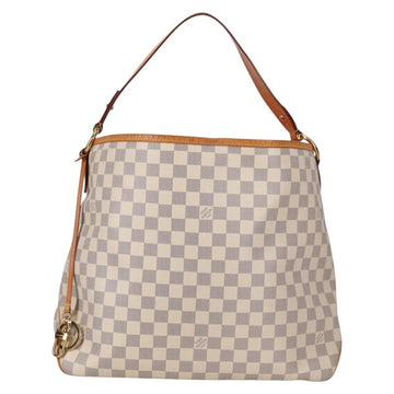 LOUIS VUITTON Damier Azur Delightful MM Shoulder Bag N41448 LV Auth 142302V - 0