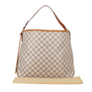 LOUIS VUITTON Damier Azur Delightful MM Shoulder Bag N41448 LV Auth 142302V-25