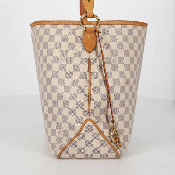 LOUIS VUITTON Damier Azur Delightful MM Shoulder Bag N41448 LV Auth 142302V