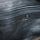 CHANEL Matelasse Waist Bag Caviar Skin Black Gold CC Auth 142308-20