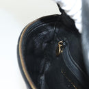 CHANEL Matelasse Waist Bag Caviar Skin Black Gold CC Auth 142308-22