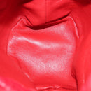 CHANEL Matelasse Chain Shoulder Bag Leather Red Gold CC Auth 142310-11