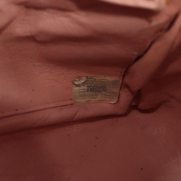 CHANEL Chain Diana Shoulder Bag Leather Pink Gold CC Auth 142311