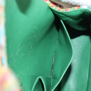 CHANEL Double Flap Matelasse 25 Chain Bag tweed Multicolor Gold CC Auth 142314M-26