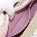 CHANEL Choco Bar 2.55 Shoulder Bag tweed 2way Beige Gold CC Auth 142316-23