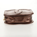 CHANEL COCO Mark Chain Shoulder Bag Caviar Skin Bronze Gold CC Auth 142318V-5