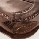 CHANEL COCO Mark Chain Shoulder Bag Caviar Skin Bronze Gold CC Auth 142318V-15