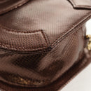 CHANEL COCO Mark Chain Shoulder Bag Caviar Skin Bronze Gold CC Auth 142318V-16