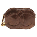 CHANEL COCO Mark Chain Shoulder Bag Caviar Skin Bronze Gold CC Auth 142318V-13