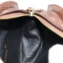 CHANEL COCO Mark Chain Shoulder Bag Caviar Skin Bronze Gold CC Auth 142318V-22
