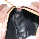 CHANEL COCO Mark Chain Shoulder Bag Caviar Skin Bronze Gold CC Auth 142318V-23