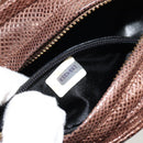 CHANEL COCO Mark Chain Shoulder Bag Caviar Skin Bronze Gold CC Auth 142318V-11