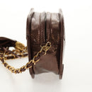 CHANEL COCO Mark Chain Shoulder Bag Caviar Skin Bronze Gold CC Auth 142318V-3