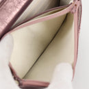 CHANEL Chain Matelasse 2.55 Shoulder Bag Leather Pink Silver CC Auth 142319V-24