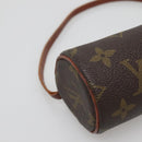 LOUIS VUITTON Monogram Papillon Pouch LV Auth 142324-15
