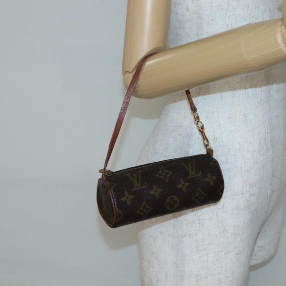 LOUIS VUITTON Monogram Papillon Pouch LV Auth 142324