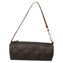 LOUIS VUITTON Monogram Papillon Pouch LV Auth 142324-13