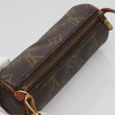 LOUIS VUITTON Monogram Papillon Pouch LV Auth 142324-6
