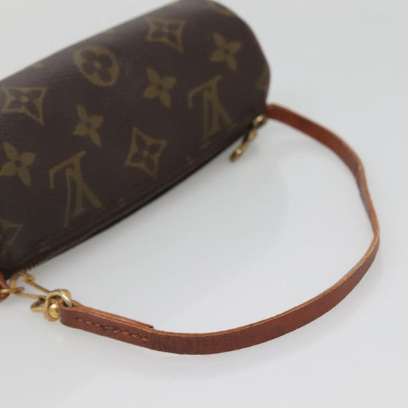 LOUIS VUITTON Monogram Papillon Pouch LV Auth 142324