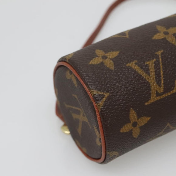 LOUIS VUITTON Monogram Papillon Pouch LV Auth 142325