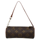 LOUIS VUITTON Monogram Papillon Pouch LV Auth 142325-3