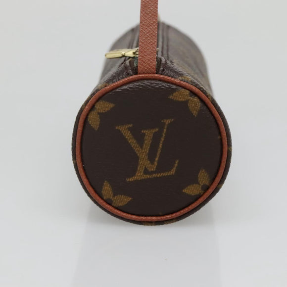 LOUIS VUITTON Monogram Papillon Pouch LV Auth 142325