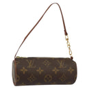 LOUIS VUITTON Monogram Papillon Pouch LV Auth 142326-1