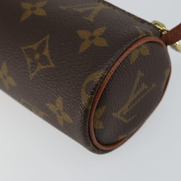 LOUIS VUITTON Monogram Papillon Pouch LV Auth 142326