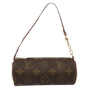 LOUIS VUITTON Monogram Papillon Pouch LV Auth 142326-13