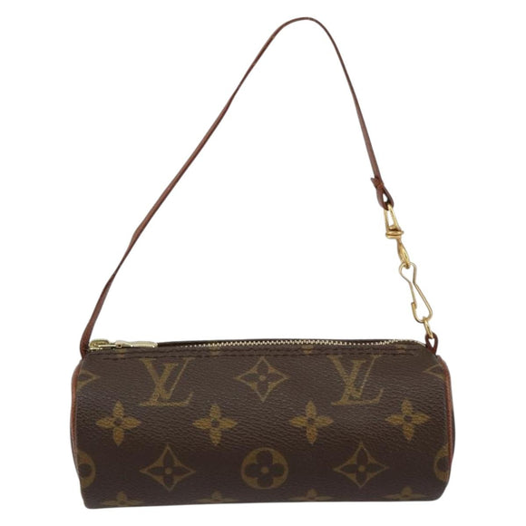 LOUIS VUITTON Monogram Papillon Pouch LV Auth 142326