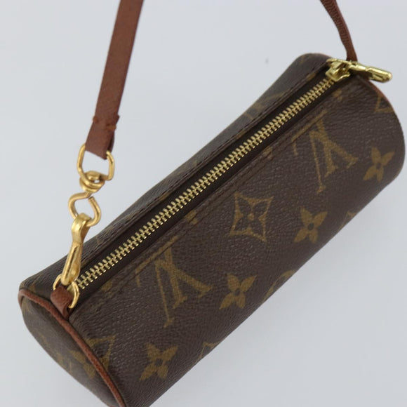 LOUIS VUITTON Monogram Papillon Pouch LV Auth 142326