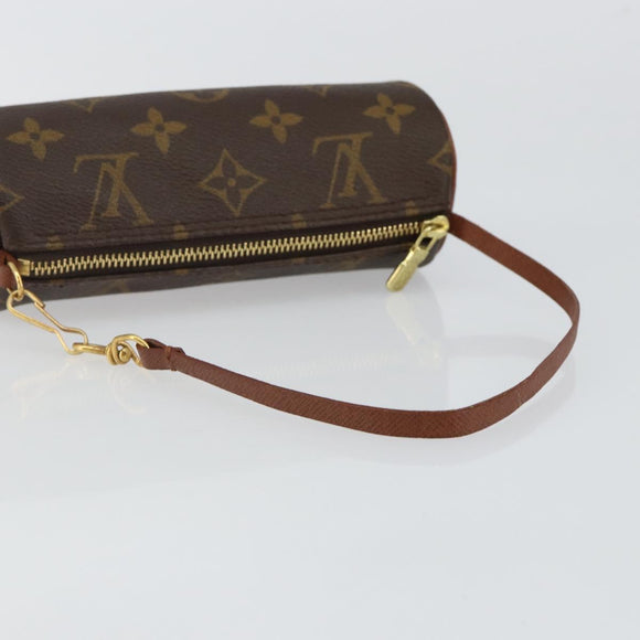 LOUIS VUITTON Monogram Papillon Pouch LV Auth 142326