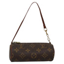 LOUIS VUITTON Monogram Papillon Pouch LV Auth 142327-1