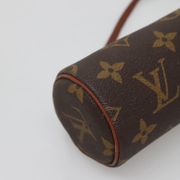 LOUIS VUITTON Monogram Papillon Pouch LV Auth 142327