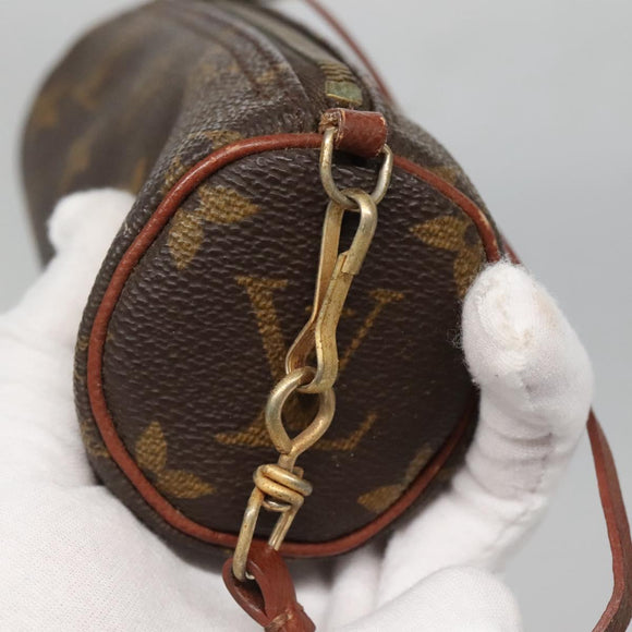LOUIS VUITTON Monogram Papillon Pouch LV Auth 142327