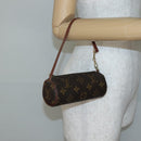 LOUIS VUITTON Monogram Papillon Pouch LV Auth 142327-19