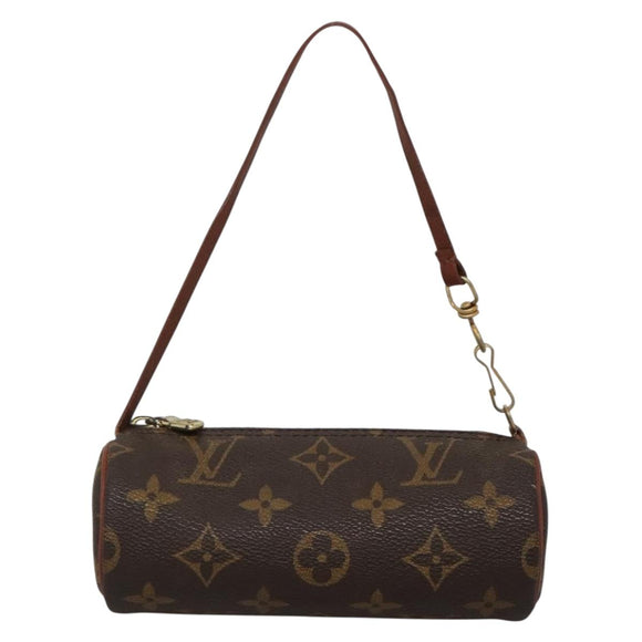 LOUIS VUITTON Monogram Papillon Pouch LV Auth 142327