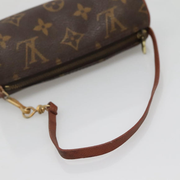 LOUIS VUITTON Monogram Papillon Pouch LV Auth 142327