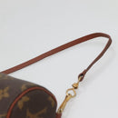 LOUIS VUITTON Monogram Papillon Pouch LV Auth 142327-8