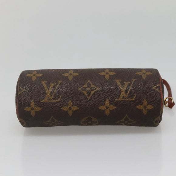LOUIS VUITTON Monogram Papillon Pouch LV Auth 142327
