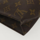 LOUIS VUITTON Monogram Poche Toilette 19 Pouch M47544 LV Auth 142328-15