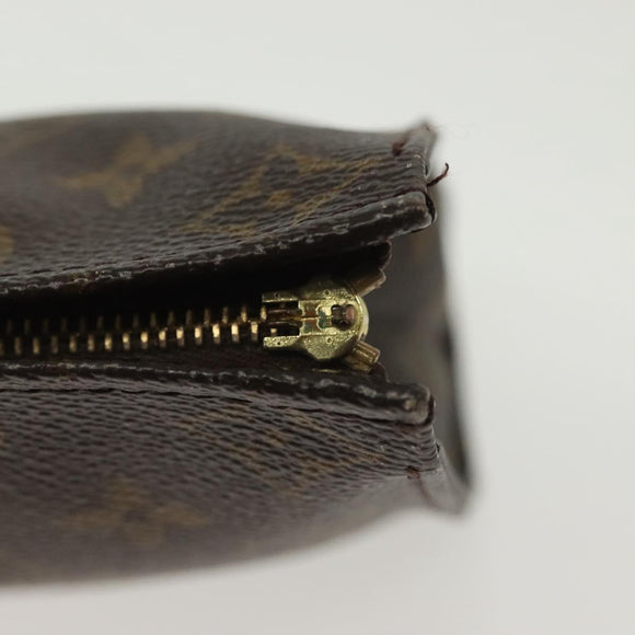 LOUIS VUITTON Monogram Poche Toilette 19 Pouch M47544 LV Auth 142328