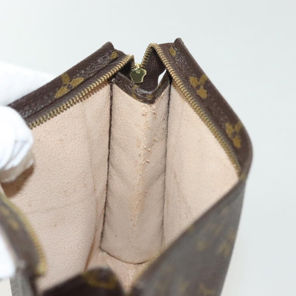 LOUIS VUITTON Monogram Poche Toilette 19 Pouch M47544 LV Auth 142328