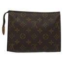 LOUIS VUITTON Monogram Poche Toilette 19 Pouch M47544 LV Auth 142328-2