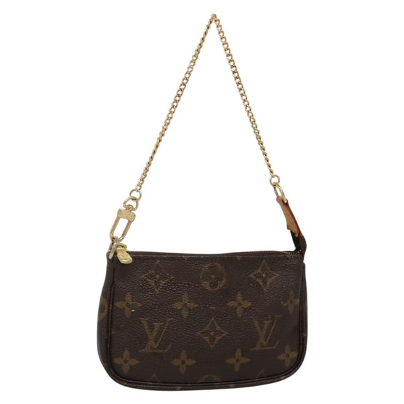 LOUIS VUITTON Monogram Mini Pochette Accessoires Pouch M58009 LV Auth 142329