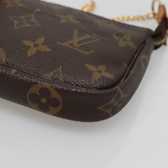 LOUIS VUITTON Monogram Mini Pochette Accessoires Pouch M58009 LV Auth 142329