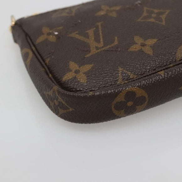 LOUIS VUITTON Monogram Mini Pochette Accessoires Pouch M58009 LV Auth 142329