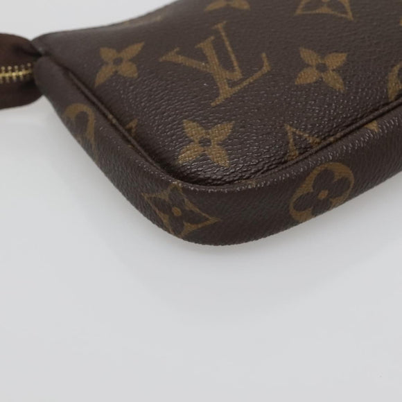 LOUIS VUITTON Monogram Mini Pochette Accessoires Pouch M58009 LV Auth 142329