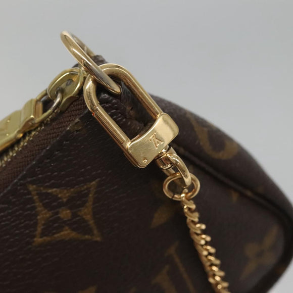 LOUIS VUITTON Monogram Mini Pochette Accessoires Pouch M58009 LV Auth 142329